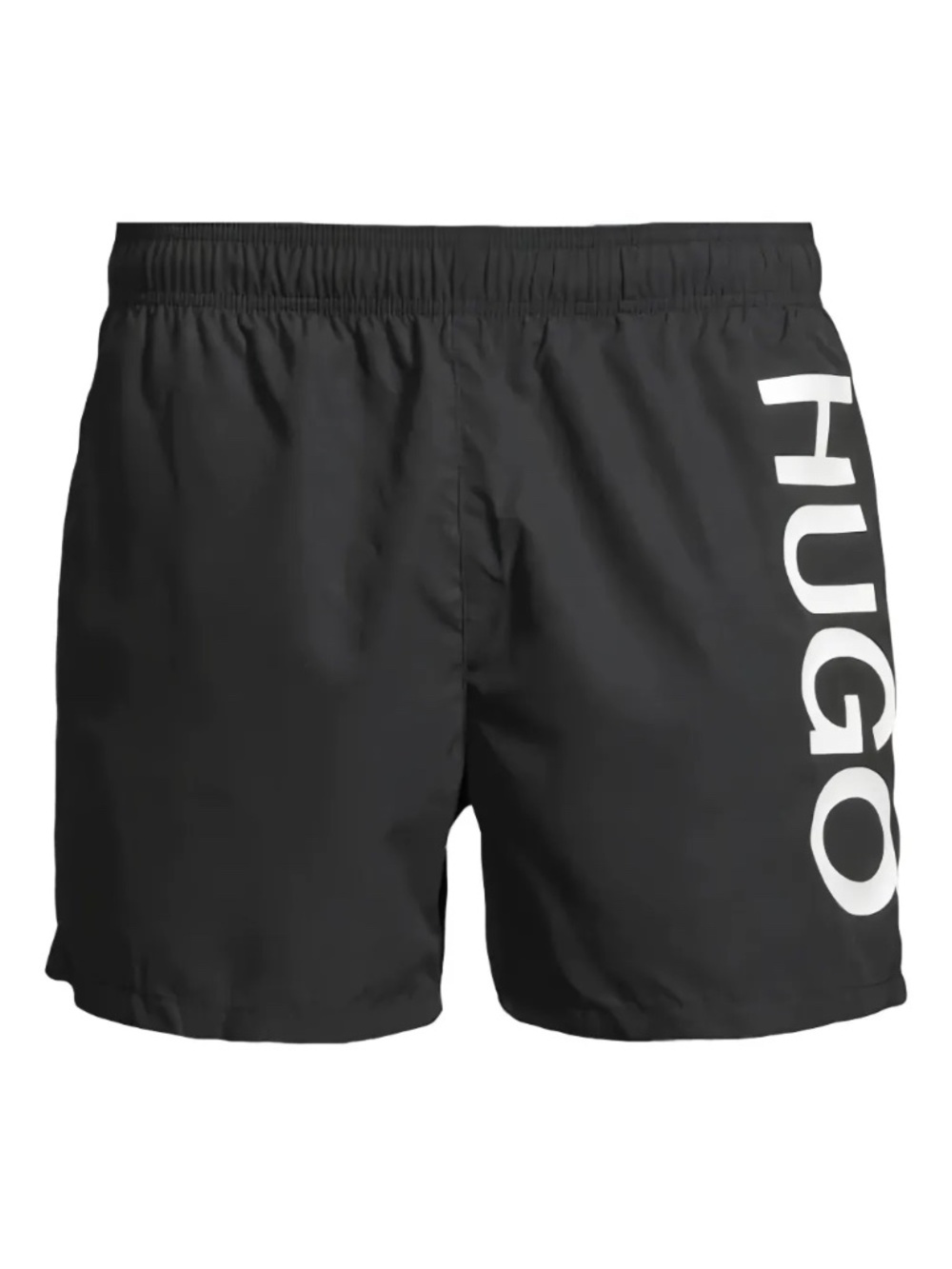 HUGO Black Swim Shorts with White Logo size Medium